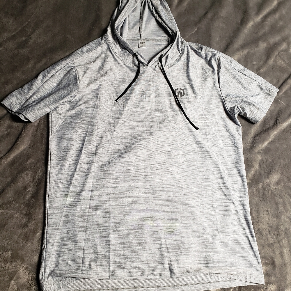 Neleus Short Sleeve Athletic Hoodie